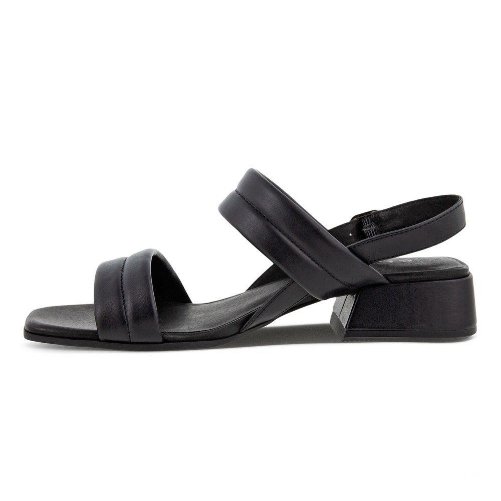 ECCO Womens Sandals Black - Elevate Squared - XHS-582196